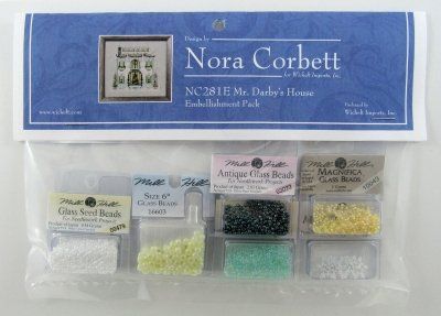 Набор бисера (Embellishment Pack) к схеме "Mr. Darby's House Holiday Village" NC281E фото