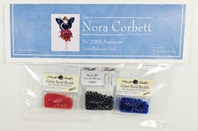 Набор бисера (Embellishment Pack) к схеме "Anemone - Pixie Blossom Collection" NC228E фото