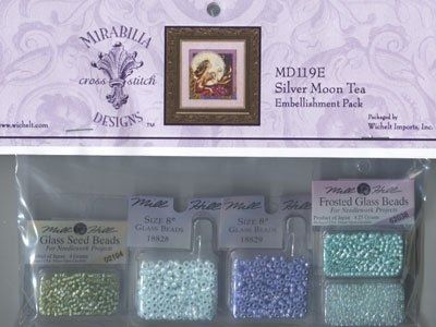 Набір бісеру (Embellishment Pack) до схеми "Silver Moon Tea" MD119E фото