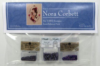 Набор бисера (Embellishment Pack) к схеме Scorpio Zodiac Girls" NC335E фото