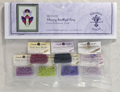Набір прикрас (Embellishment Pack) до схеми "February Amethyst Fairy" MD192E фото