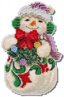 Snowman with Earmuffs by Jim Shore (2024) JS202412 фото