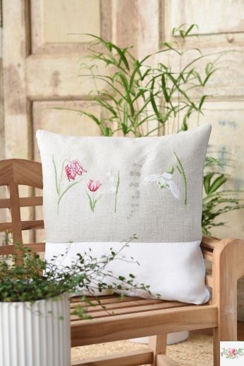 Florales Teil 1- Kreuzstichmuster  /  Квіткова частина 1 - схема вишивки хрестом B/145 фото