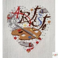 Le Grand Livre des Coeurs / Большая книга вышитых крестиком сердец GUID006 фото