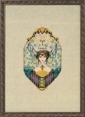 Схема "Taurus Zodiac Girls" от Nora Corbett NC329 фото