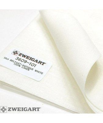 Belfast 32 ct. Zweigart Antique white / Античный белый  3609/101 фото