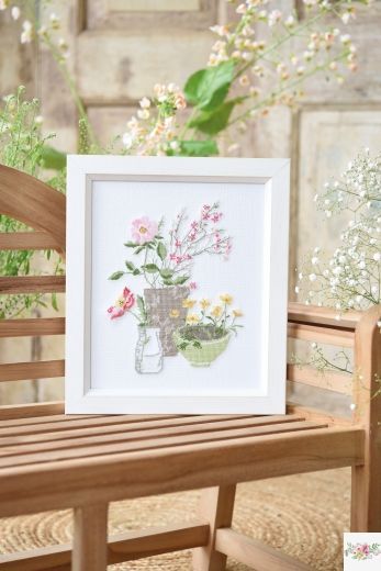 Florales Teil 2- Kreuzstichmusterr / Цветочная часть 2- Схема для вышивки крестом B/146 фото