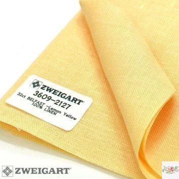 Belfast 32 ct. Zweigart Autumn Yellow / Осінній жовтий 32 ct 3609/2127 фото