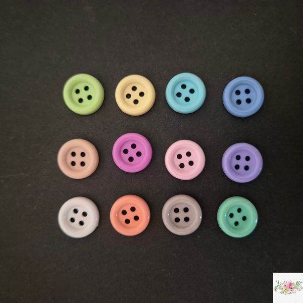 Pastel Buttons / Пастельні гудзики yellow фото