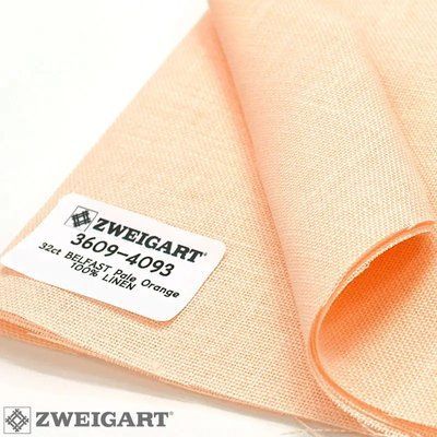 Belfast 32 ct. Zweigart Pale Orange / Бледно-оранжевый 32 ct 3609/562 фото