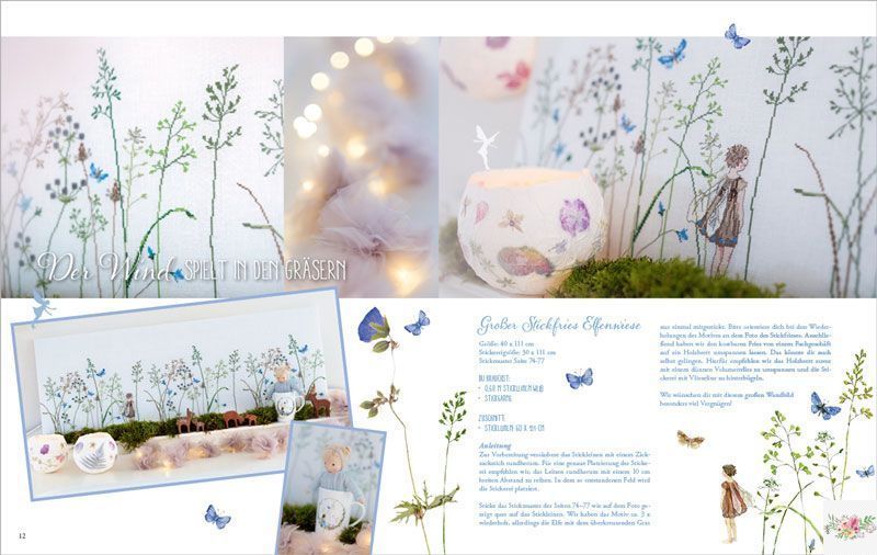 Embroidery & Sewing Book Magic Delicate Elf Garden/Книга з вишивки та шиття &laquo;Чарівний ніжний ельфійський сад&raquo; 4037 фото