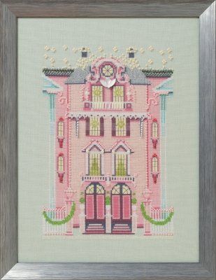 Pink Edwardian House / Розовый эдвардианский дом NC283 фото