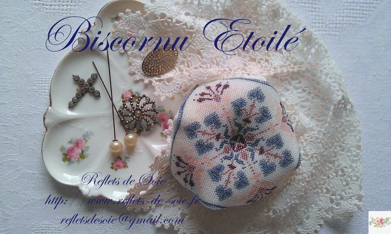 Biscornu Jos&eacute;phine ( только бисер ) Biscornu Etoil&eacute; kit фото