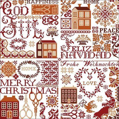 Stitcher`s Christmas /  Рождество вышивальщицы msc фото