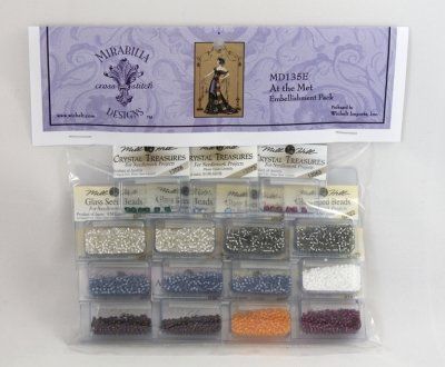 Набор бисера (Embellishment Pack) до схеми "At the Met" MD135E фото
